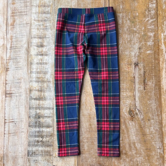 NWOT Crewcuts Plaid Leggings size 6-7yr - Picture 4 of 4